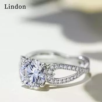 Классическое кольцо Lindon из медного сплава с цирконием, женские ювелирные изделия, свадебный подарок для вечеринки 6