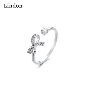Классическое кольцо Lindon из медного сплава с цирконием, женские ювелирные изделия, свадебный подарок для вечеринки