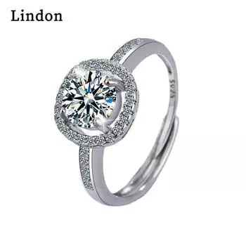 Классическое кольцо Lindon из медного сплава с цирконием, женские ювелирные изделия, свадебный подарок для вечеринки