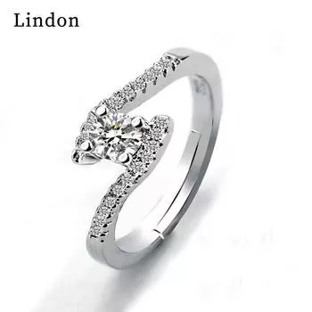 Классическое кольцо Lindon из медного сплава с цирконием, женские ювелирные изделия, свадебный подарок для вечеринки