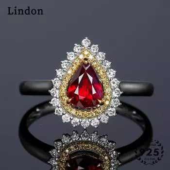 Классическое кольцо Lindon из медного сплава с цирконием, женские ювелирные изделия, свадебный подарок для вечеринки