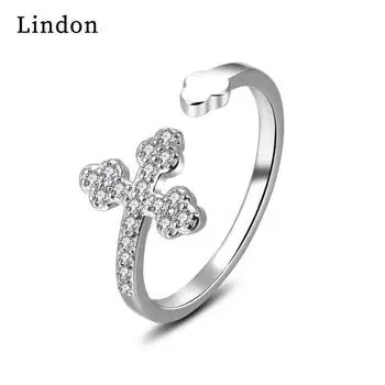 Классическое кольцо Lindon из медного сплава с цирконием, женские ювелирные изделия, свадебный подарок для вечеринки