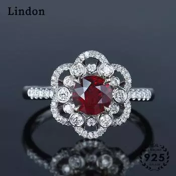 Классическое кольцо Lindon из медного сплава с цирконием, женские ювелирные изделия, свадебный подарок для вечеринки