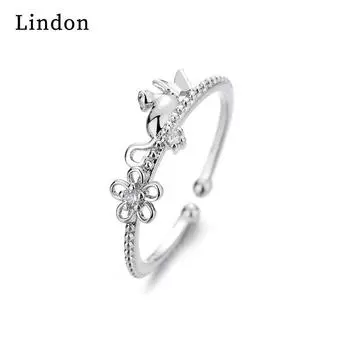Классическое кольцо Lindon из медного сплава с цирконием, женские ювелирные изделия, свадебный подарок для вечеринки