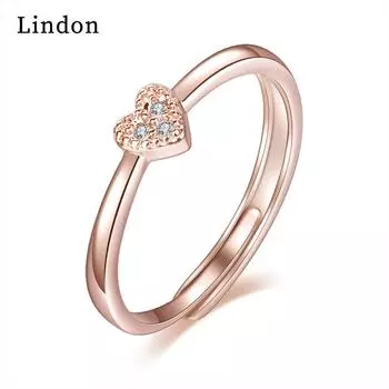 Классическое кольцо Lindon из медного сплава с цирконием, женские ювелирные изделия, свадебный подарок для вечеринки