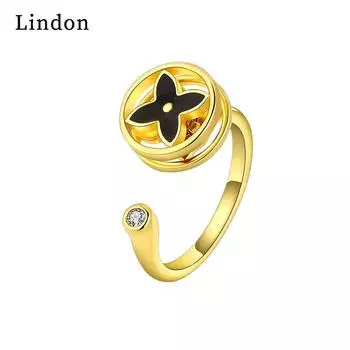 Классическое кольцо Lindon из медного сплава с цирконием, женские ювелирные изделия, свадебный подарок для вечеринки серебряный