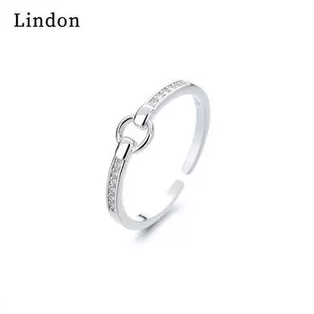 Классическое кольцо Lindon из медного сплава с цирконием, женские ювелирные изделия, свадебный подарок для вечеринки