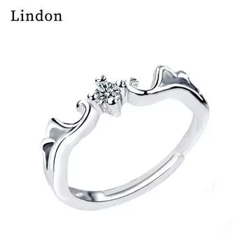 Классическое кольцо Lindon из медного сплава с цирконием, женские ювелирные изделия, свадебный подарок для вечеринки