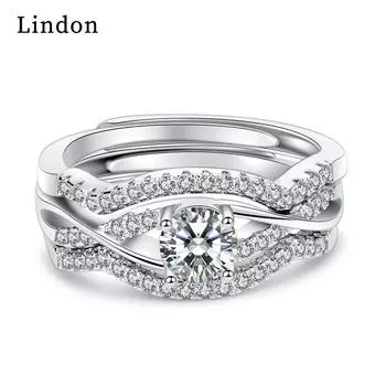 Классическое кольцо Lindon из медного сплава с цирконием, женские ювелирные изделия, свадебный подарок для вечеринки