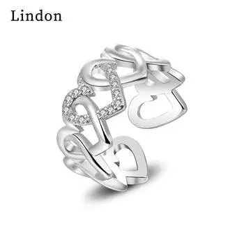 Классическое кольцо Lindon из медного сплава с цирконием, женские ювелирные изделия, свадебный подарок для вечеринки