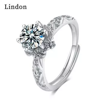 Классическое кольцо Lindon из медного сплава с цирконием, женские ювелирные изделия, свадебный подарок для вечеринки