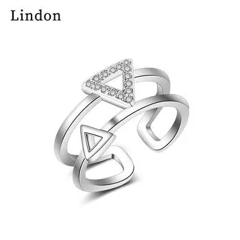 Классическое кольцо Lindon из медного сплава с цирконием, женские ювелирные изделия, свадебный подарок для вечеринки