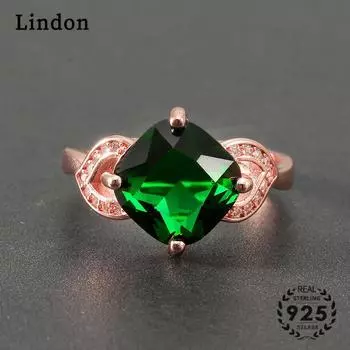 Классическое кольцо Lindon из медного сплава с цирконием, женские ювелирные изделия, свадебный подарок для вечеринки