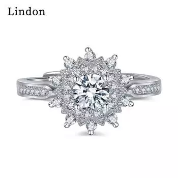 Классическое кольцо Lindon из медного сплава с цирконием, женские ювелирные изделия, свадебный подарок для вечеринки