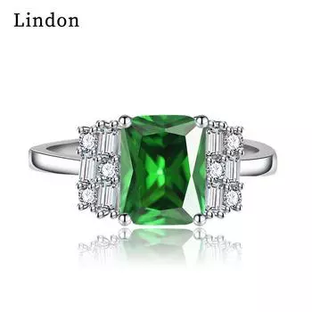 Классическое кольцо Lindon из медного сплава с цирконием, женские ювелирные изделия, свадебный подарок для вечеринки