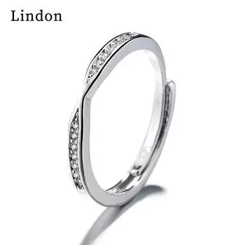 Классическое кольцо Lindon из медного сплава с цирконием, женские ювелирные изделия, свадебный подарок для вечеринки