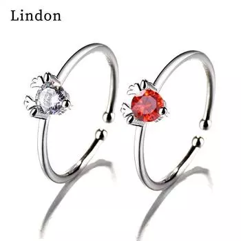 Классическое кольцо Lindon из медного сплава с цирконием, женские ювелирные изделия, свадебный подарок для вечеринки