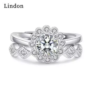 Классическое кольцо Lindon из медного сплава с цирконием, женские ювелирные изделия, свадебный подарок для вечеринки