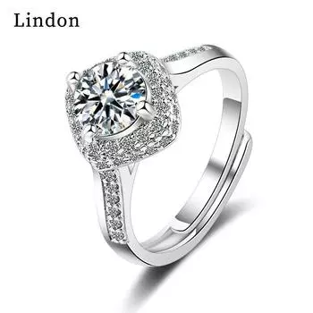 Классическое кольцо Lindon из медного сплава с цирконом, женские ювелирные изделия, свадебный подарок, вечеринка