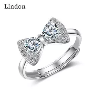 Классическое кольцо Lindon из медного сплава с цирконом, женские ювелирные изделия, свадебный подарок, вечеринка