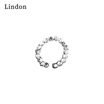 Классическое кольцо Lindon из медного сплава с цирконием, женские ювелирные изделия, свадебный подарок для вечеринки серебряный