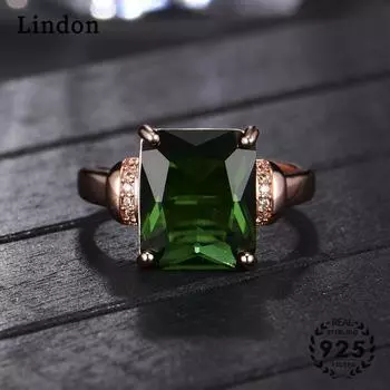 Классическое кольцо Lindon из медного сплава с цирконием, женские ювелирные изделия, свадебный подарок для вечеринки