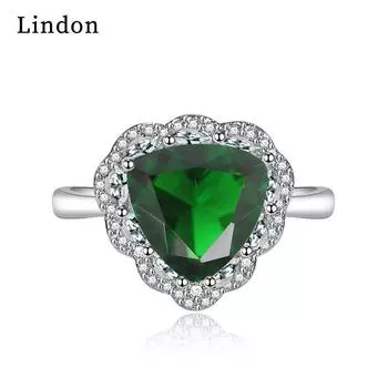 Классическое кольцо Lindon из медного сплава с цирконием, женские ювелирные изделия, свадебный подарок для вечеринки