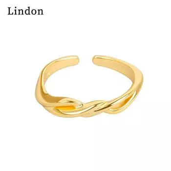 Классическое кольцо Lindon из медного сплава с цирконием, женские ювелирные изделия, свадебный подарок для вечеринки серебряный