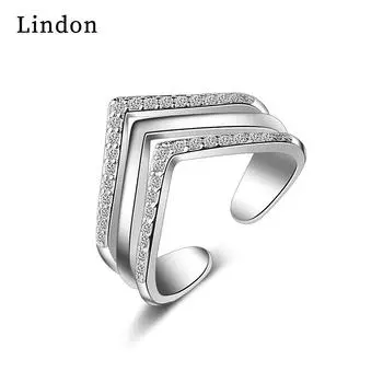 Классическое кольцо Lindon из медного сплава с цирконом, женские ювелирные изделия, свадебный подарок, вечеринка