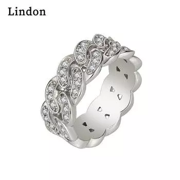 Классическое кольцо Lindon из медного сплава с цирконием, женские ювелирные изделия, свадебный подарок для вечеринки 6