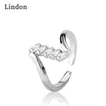 Классическое кольцо Lindon из медного сплава с цирконием, женские ювелирные изделия, свадебный подарок для вечеринки