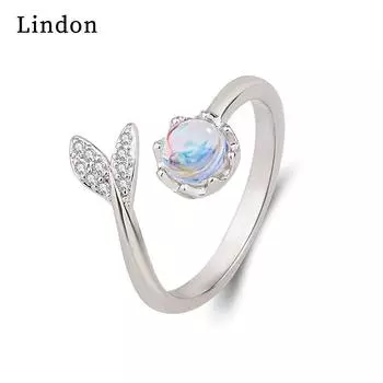 Классическое кольцо Lindon из медного сплава с цирконом, женские ювелирные изделия, свадебный подарок, вечеринка