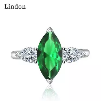 Классическое кольцо Lindon из медного сплава с цирконием, женские ювелирные изделия, свадебный подарок для вечеринки