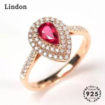 Классическое кольцо Lindon из медного сплава с цирконием, женские ювелирные изделия, свадебный подарок для вечеринки