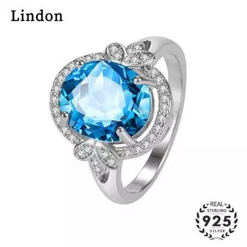 Классическое кольцо Lindon из медного сплава с цирконием, женские ювелирные изделия, свадебный подарок для вечеринки 6