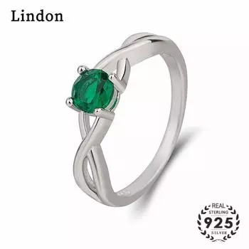 Классическое кольцо Lindon из медного сплава с цирконием, женские ювелирные изделия, свадебный подарок для вечеринки 6 розовый