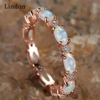 Классическое кольцо Lindon из медного сплава с цирконием, женские ювелирные изделия, свадебный подарок для вечеринки 5 серебряный