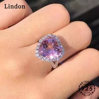 Классическое кольцо Lindon из медного сплава с цирконием, женские ювелирные изделия, свадебный подарок для вечеринки