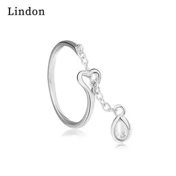 Классическое кольцо Lindon из медного сплава с цирконием, женские ювелирные изделия, свадебный подарок для вечеринки