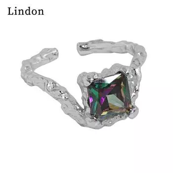 Классическое кольцо Lindon из медного сплава с цирконием, женские ювелирные изделия, свадебный подарок для вечеринки