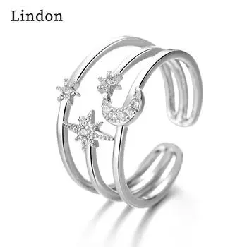 Классическое кольцо Lindon из медного сплава с цирконием, женские ювелирные изделия, свадебный подарок для вечеринки