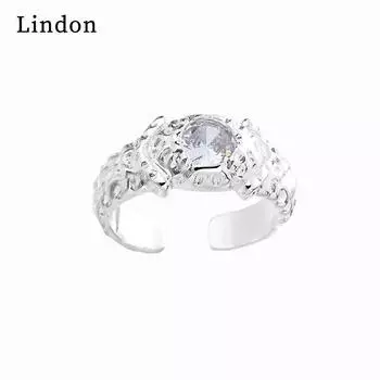 Классическое кольцо Lindon из медного сплава с цирконием, женские ювелирные изделия, свадебный подарок для вечеринки