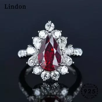 Классическое кольцо Lindon из медного сплава с цирконием, женские ювелирные изделия, свадебный подарок для вечеринки