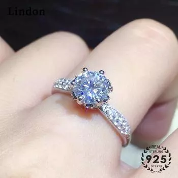 Классическое кольцо Lindon из медного сплава с цирконием, женские ювелирные изделия, свадебный подарок для вечеринки