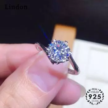 Классическое кольцо Lindon из медного сплава с цирконием, женские ювелирные изделия, свадебный подарок для вечеринки