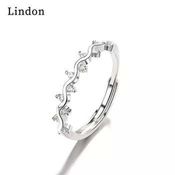 Классическое кольцо Lindon из медного сплава с цирконием, женские ювелирные изделия, свадебный подарок для вечеринки