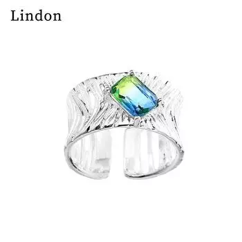 Классическое кольцо Lindon из медного сплава с цирконием, женские ювелирные изделия, свадебный подарок для вечеринки