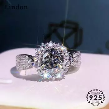 Классическое кольцо Lindon из медного сплава с цирконием, женские ювелирные изделия, свадебный подарок для вечеринки