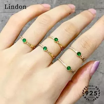 Классическое кольцо Lindon из медного сплава с цирконием, женские ювелирные изделия, свадебный подарок для вечеринки