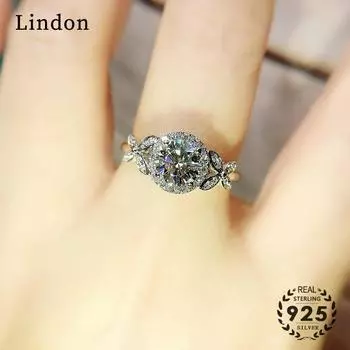 Классическое кольцо Lindon из медного сплава с цирконием, женские ювелирные изделия, свадебный подарок для вечеринки